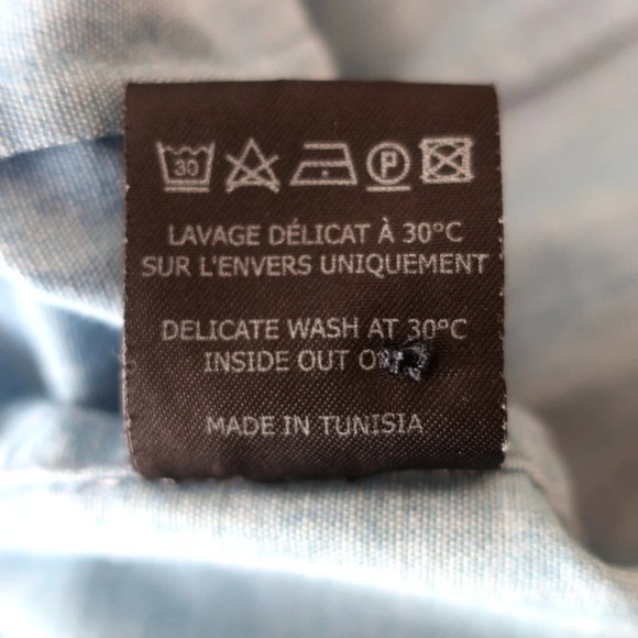 Isabel Marant Etoile Ruffle Wrap Dress Lelicia Chambray Size 34 Short Sleeve - Picture 9 of 9